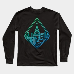 Paris City Line Long Sleeve T-Shirt